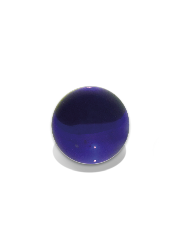 Glaskugel blau beruhigend – Bild 3