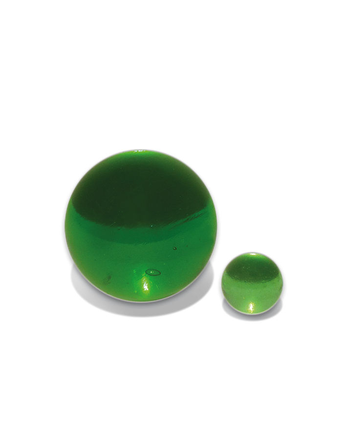 Glaskugel grün energetisierend